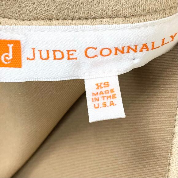 Jude Connally Womens Olivia Ankle Faux Suede Camel Pants Back Zip Size XS - Picture 4 of 9